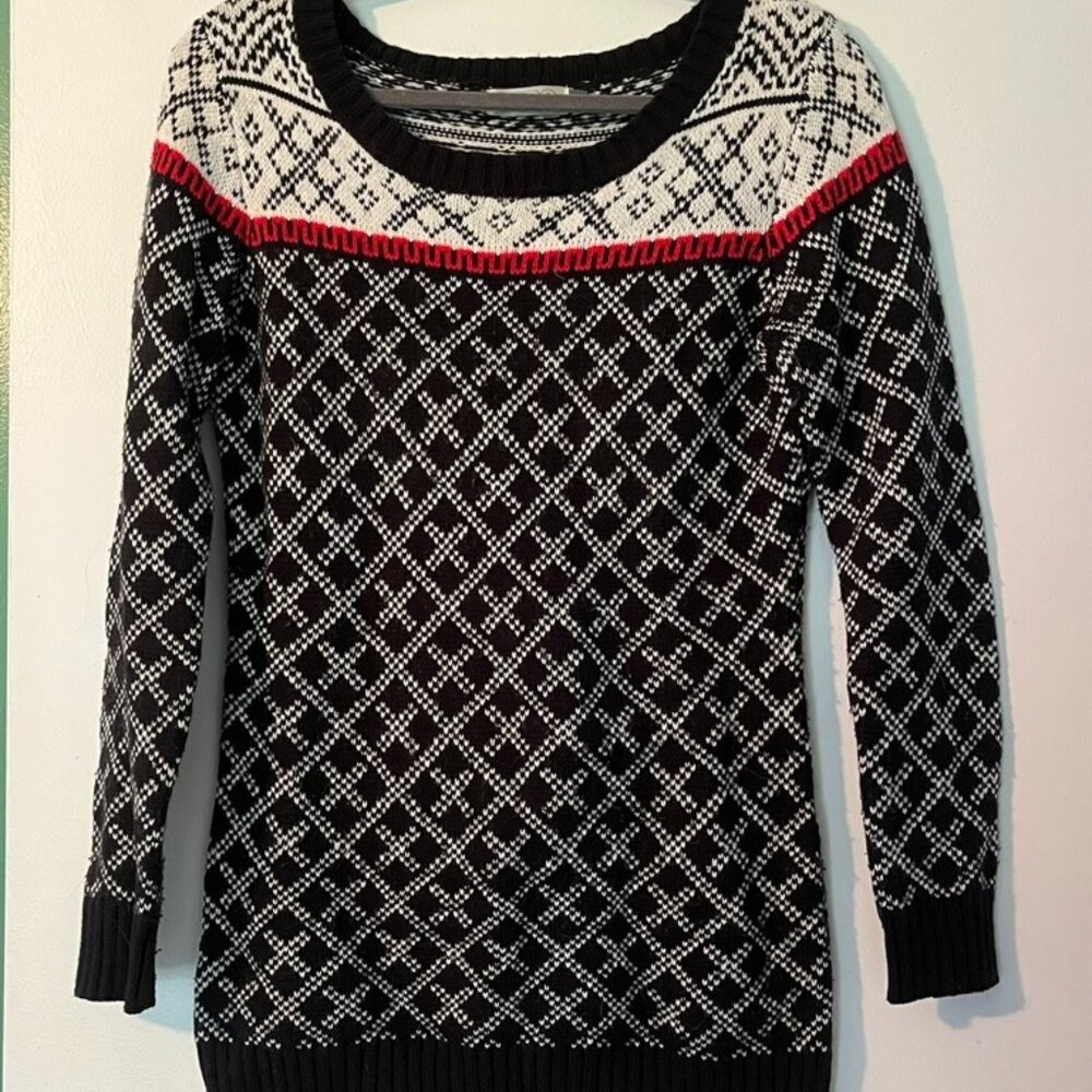 Fair Isle Tunic Sweater